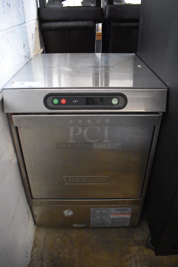 Hobart LXIH Hi Temp High Temperature Undercounter Dishwasher. 120/208-240 Volts, 1 Phase. 24x26x35 - Image 1 of 9