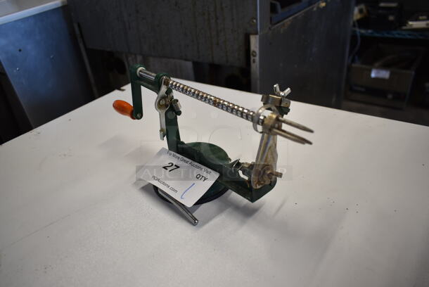Metal Countertop Apple Peeler - Image 3 of 6