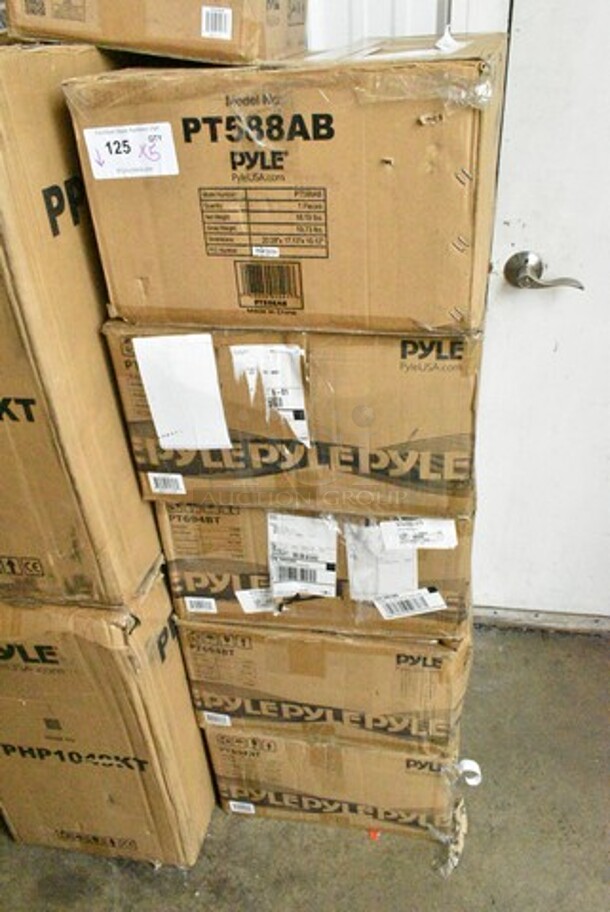 5 Various Items Including 1 Pyle PT588AB 5.1-Channel Home Receiver with HDMI Bluetooth and 4 Pyle PT694BT 5.2-Channel Hi-Fi Bluetooth Stereo Amplifier 1000 Watt AV Home Speaker Subwoofer Sound Receiver w/Radio. 5 Times Your Bid!  - Image 1 of 7