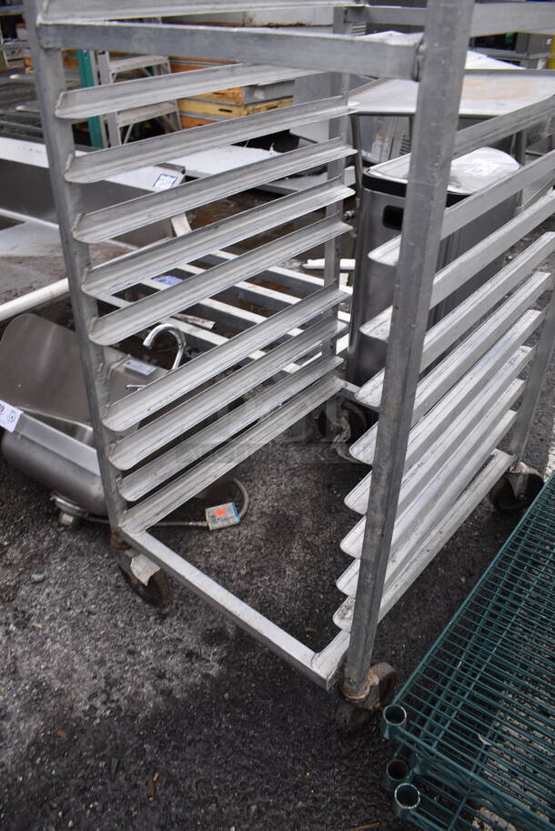 Metal Commercial Pan Transport Rack on Commercial Casters. 20.5x26x69 - Image 3 of 3