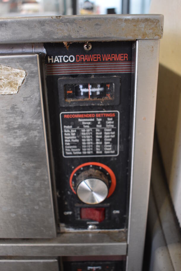 Hatco Stainless Steel Commercial 3 Drawer Warming Drawer. 115 Volts, 1 Phase. 29.5x24.5x37. Tested and Working! - Image 4 of 6