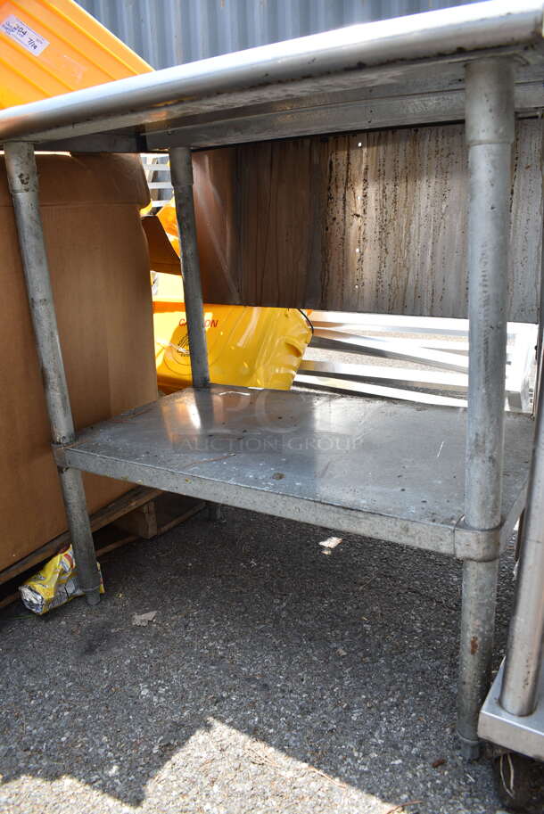 Stainless Steel Table w/ Under Shelf - Image 2 of 3