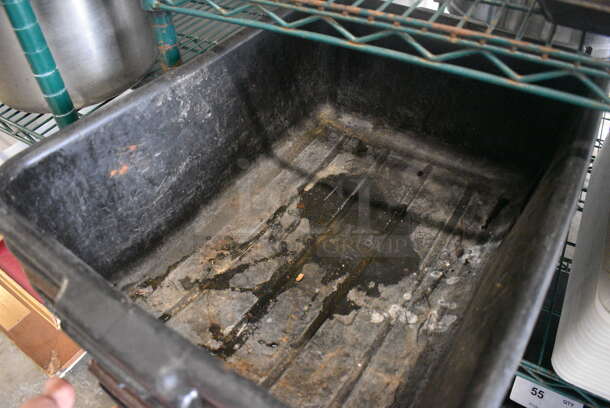 ALL ONE MONEY! Lot of 5 Poly Bus Bins! 21x15x7 - Image 3 of 3