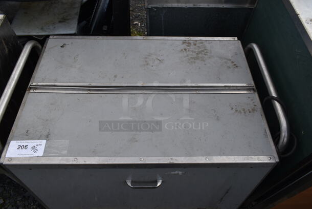 Stainless Steel Dish Cart w/ Saucers on Commercial Casters. - Image 2 of 6