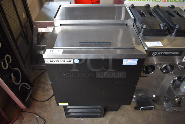 Beverage Air GF24L-B Stainless Steel Commercial Bottled Back Bar Cooler. 115 Volts, 1 Phase. 24x26.5x33.5. Tested and Powers On But Temps at 50 Degrees - Image 1 of 5