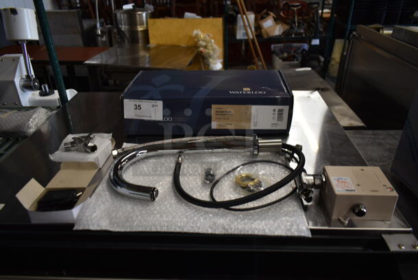 BRAND NEW SCRATCH AND DENT! Waterloo 750EFDMHS2 Electronic Hands Free Sensor Faucet. Stock Picture Used as Gallery. - Image 2 of 7
