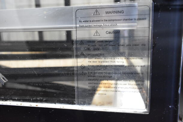 Metal Commercial Floor Style Deli Display Case Merchandiser on Commercial Casters.  Does Not Have Compressor - Image 3 of 4