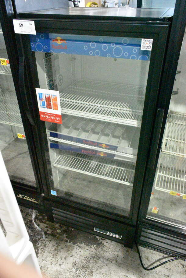 2023 True GDM-10-HC Metal Commercial Single Door Reach In Cooler Merchandiser w/ Poly Coated Racks. 115 Volts, 1 Phase. Tested and Working! - Image 1 of 4