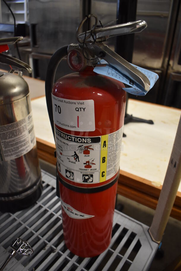 Amerex Dry Chemical Fire Extinguisher. 5x9x20. Buyer Must Pick Up - We Will Not Ship This Item.  - Image 3 of 5