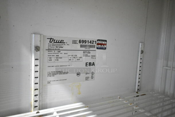 True T-19F Stainless Steel Commercial Single Door Reach In Freezer w/ Poly Coated Racks on Commercial Casters. 115 Volts, 1 Phase. Tested and Working! - Image 5 of 5