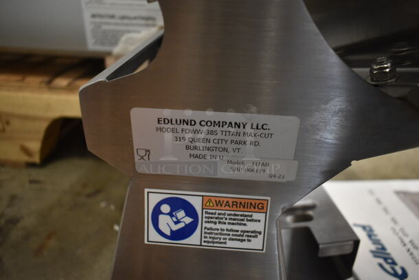 LIKE NEW! Edlund FDW-038 Titan Max-Cut Manual Metal Commercial Countertop 3/8" Dicer with Suction Cup Base. - Image 8 of 9