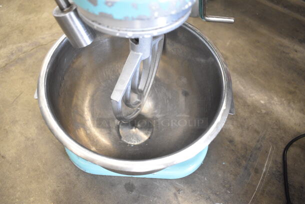 Metal Commercial Countertop Planetary Dough Mixer w/ Metal Mixing Bowl, Paddle Attachment and Water Line with a Throw Valve. Tested and Working! - Image 3 of 9