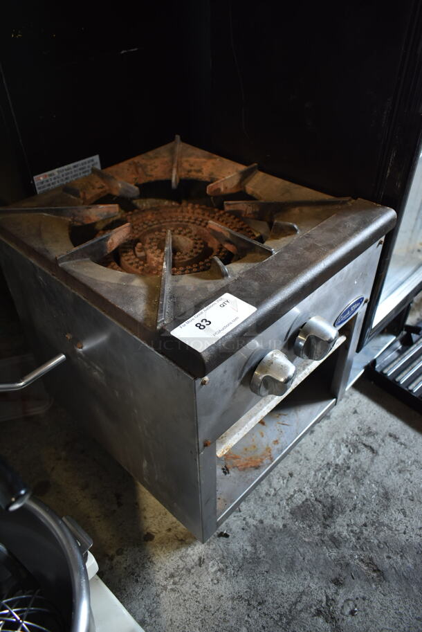 Cook Rite ATSP-18 Stainless Steel Commercial Countertop Natural Gas Powered Single Burner Stock Pot Range. - Image 4 of 9