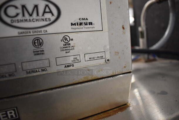 CMA EAH-2 ENERGY STAR Stainless Steel Commercial Straight Pass Through Dishwasher. 115 Volts, 1 Phase. 33x33x58 - Image 8 of 10