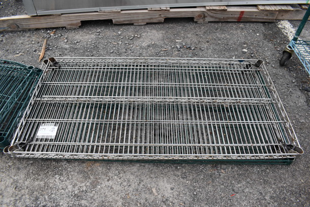 ALL ONE MONEY! Lot of 3 Various Wire Shelves. Includes 48x24x1.5 - Image 1 of 4