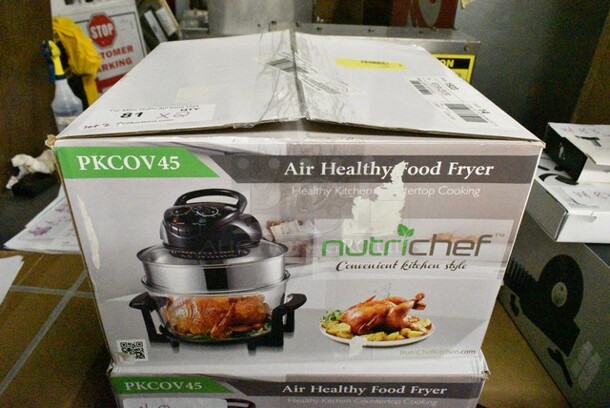2 BRAND NEW IN BOX! Nutrichef PKCOV45 Convection Oven Cooker. 2 Times Your Bid!  - Image 3 of 8
