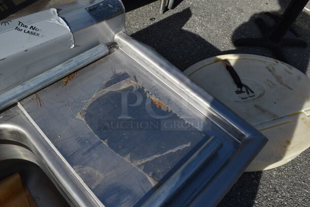 BRAND NEW SCRATCH AND DENT! Eagle 414-16-3-18 Three 16" Bowl Stainless Steel Commercial Compartment Sink with Two 18" Drainboards - Image 5 of 6