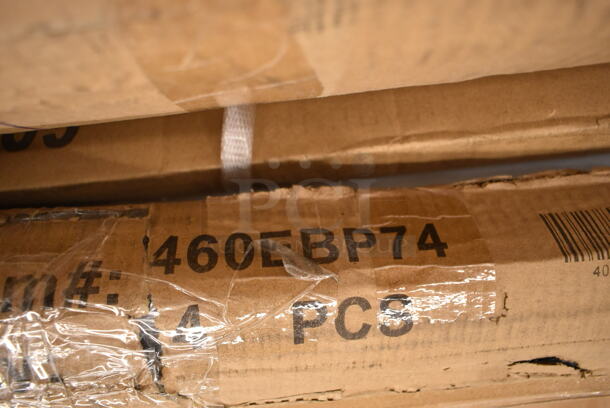 5 Boxes of 4 BRAND NEW SCRATCH AND DENT! Regency 460EBP74 74" NSF Black Epoxy Post. 5 Times Your Bid! - Image 2 of 3