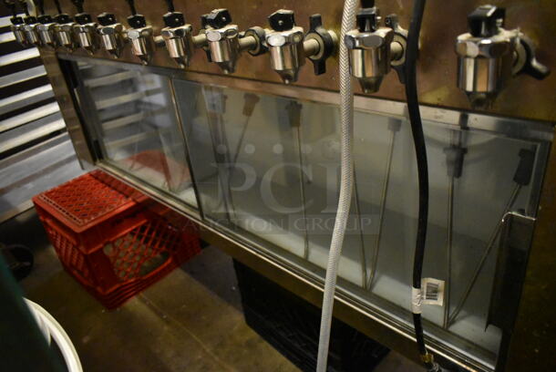 VINTAGE! Cruvinet Metal Commercial 12 Head Temperature Controlled Wine Preserver and Dispenser Chiller System. Tested and Working! (keg tap) - Image 8 of 8