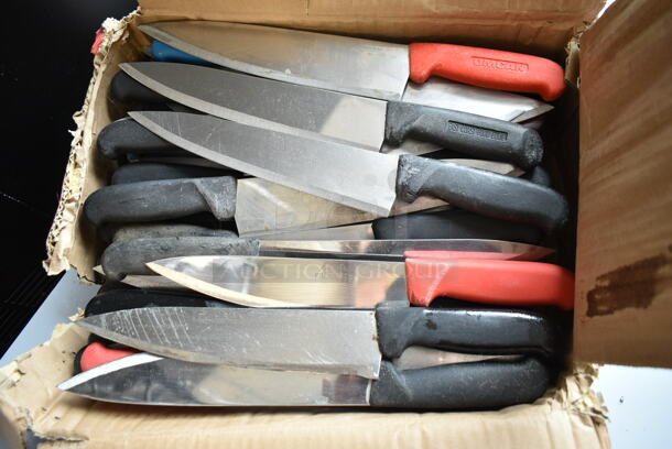 50 SHARPENED Stainless Steel Knives Including Chef Knives. 50 Times Your Bid!  - Image 1 of 9