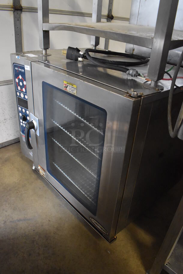 Alto Shaam Model 10.10 ES Stainless Steel Commercial Electric Powered Combitherm Convection Oven w/ View Through Door on Stand. 208-240 Volts, 3 Phase. 42x32x68 - Image 8 of 9