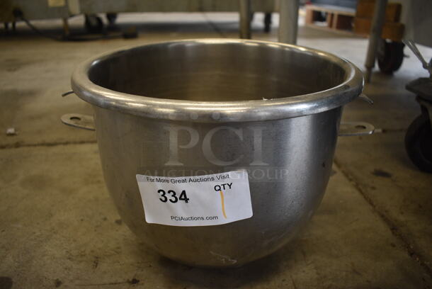 Hobart A-200-12 Metal Commercial 12 Quart Mixing Bowl. 14x12x9.5