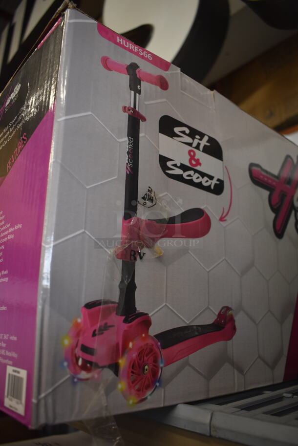 5 Various BRAND NEW IN BOX! Scooters; Miami Jovmia, Fly Flash and 3 Hurtle Sit and Scoot. 5 Times Your Bid! - Image 4 of 8