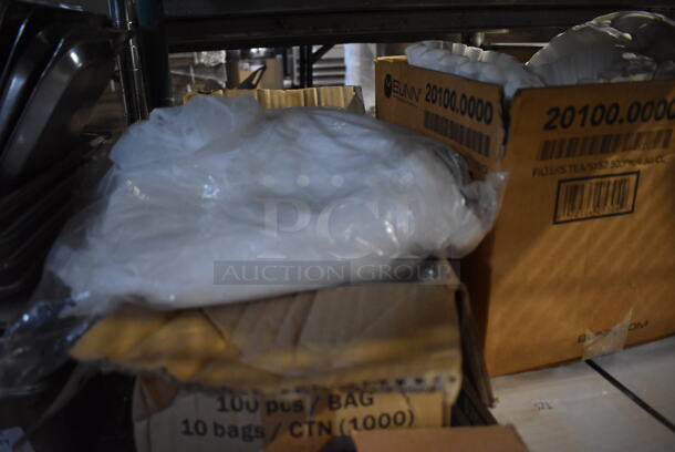 ALL ONE MONEY! Tier Lot of Various Paper Products Including Sugar/Salt/Pepper Packets, Coffee Filters, Coin Wrappers - Image 3 of 9