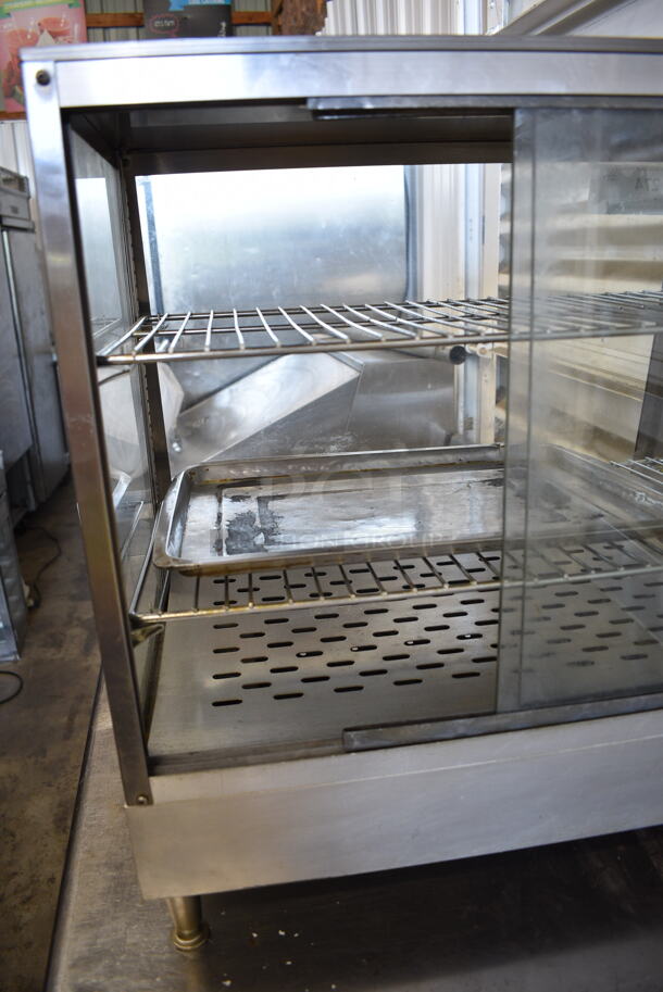 Metal Commercial Countertop Heated Display Case Merchandiser. Tested and Working! - Image 5 of 7