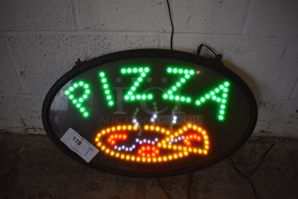 Pizza Light Up Sign. 23x2x15. Tested and Working!