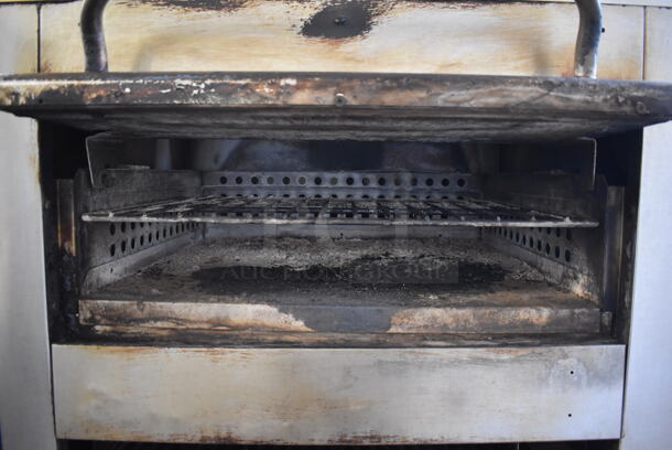 Stainless Steel Commercial Floor Style Gas Powered Vertical Upright Broiler. 36x37x69 - Image 4 of 6