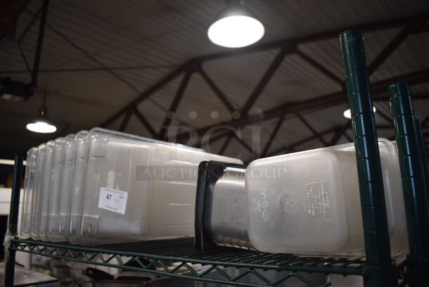 ALL ONE MONEY! Tier Lot of Various Items Including Poly Bins and Stainless Steel Drop In Bins - Image 1 of 5