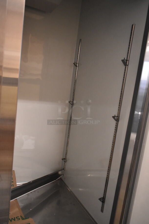 BRAND NEW SCRATCH AND DENT! 2023 Mainstreet 829BMR49R Stainless Steel Commercial 2 Door Reach In Cooler. 115 Volts, 1 Phase. Tested and Powers On But Does Not Get Cold - Image 5 of 8