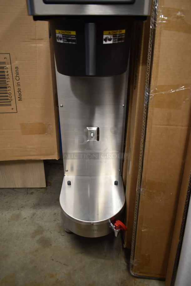 BRAND NEW SCRATCH AND DENT! Grindmaster Cecilware PBC-1V Stainless Steel Commercial Countertop Coffee Machine w/ Hot Water Dispenser and Poly Brew Basket. 208-240 Volts, 1 Phase.  - Image 5 of 9