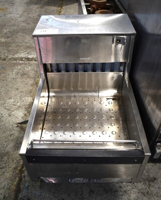 Carter Hoffmann CNH18 Stainless Steel Commercial Countertop 18" Crisp N Hold Fry Warmer Dump Station. 120 Volts, 1 Phase. Tested and Working!