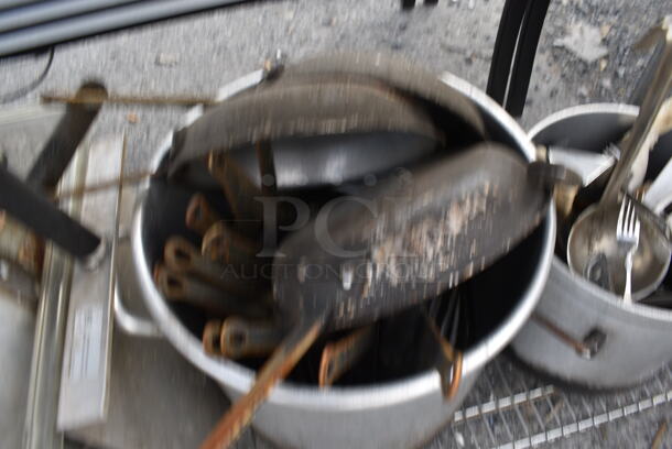 ALL ONE MONEY! Tier Lot Including Pots, Pans, Utensils, Paddle and MORE! - Image 4 of 5