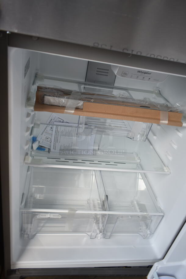 BRAND NEW SCRATCH AND DENT! 2024 Whirlpool WRT311FZDM02 Stainless Steel Cooler Freezer Combo. 115 Volts, 1 Phase. Tested and Working!
 - Image 5 of 7