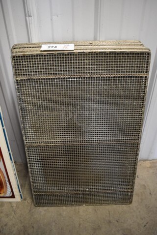 12 Metal Donut Racks. 17x25. 12 Times Your Bid!