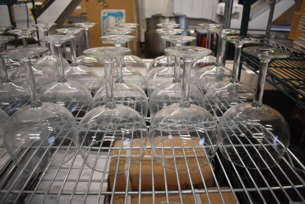 ALL ONE MONEY! Tier Lot of 44 Stemmed Glasses - Image 4 of 4