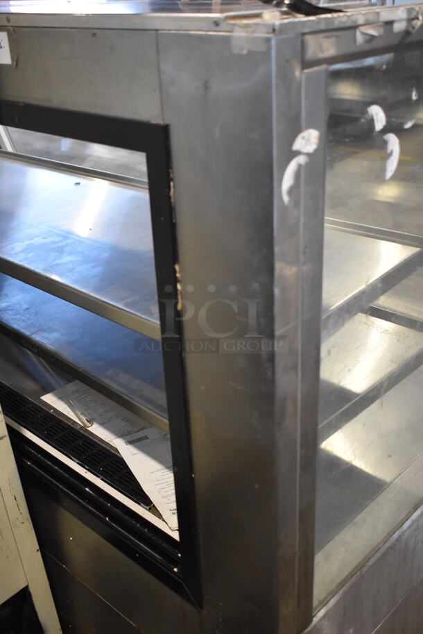 Cooltech Stainless Steel Commercial Floor Style Refrigerated Deli Display Case Merchandiser. 72x36x49.5. Tested and Working! - Image 7 of 8