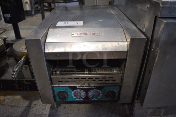 Toastmaster Stainless Steel Commercial Countertop Conveyor Oven. 1 Phase. 15x21x15. Cannot Test Due To Cut Power Cord
