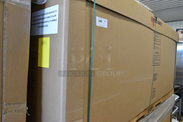 BRAND NEW IN CRATE! Micro Matic BB95 Stainless Steel Commercial 3 Door Back Bar Cooler. 115 Volts, 1 Phase. - Image 2 of 4