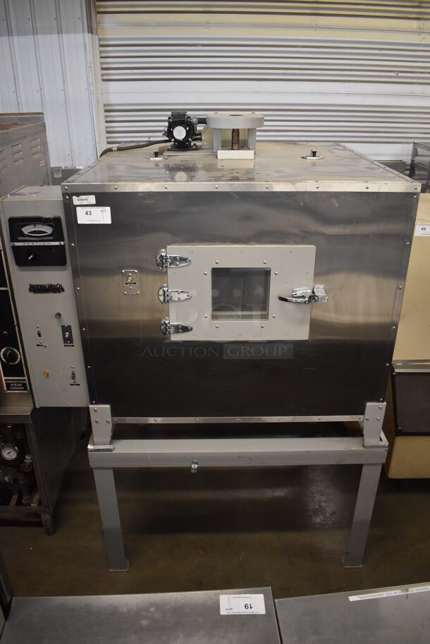 National Metal Commercial Floor Style Rotating Oven on Metal Legs. 51x45x66 - Image 3 of 12