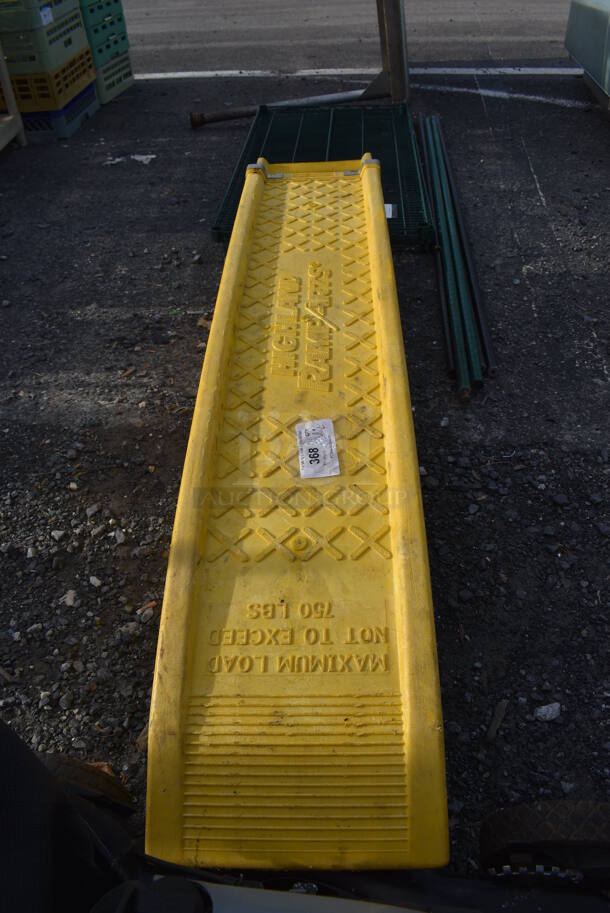 2 Highland Ramp Arts Yellow Poly Ramps. 64x12x7. 2 Times Your Bid! - Image 8 of 8