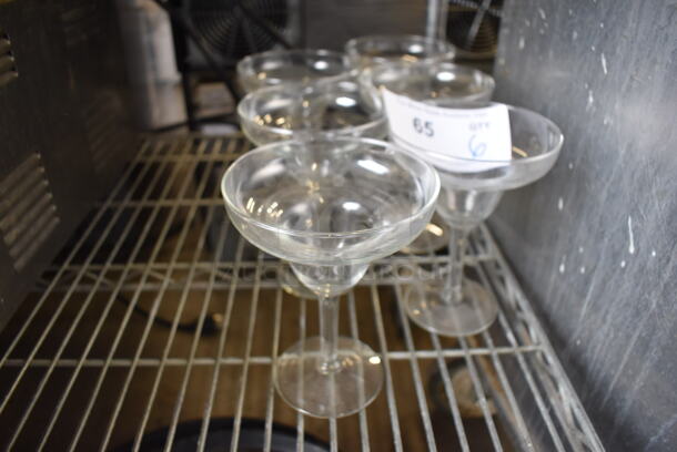 6 Margarita Glasses. 4.5x4.5x6. 6 Times Your Bid! - Image 1 of 3