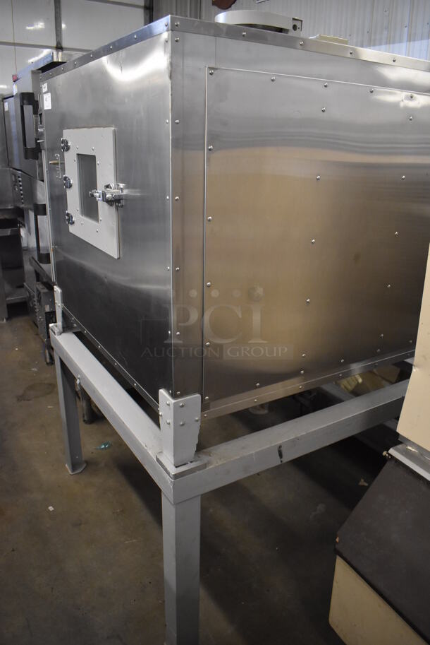 National Metal Commercial Floor Style Rotating Oven on Metal Legs. 51x45x66 - Image 12 of 12