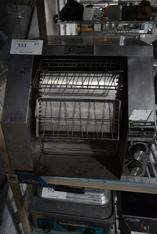 Hatco TRH-60 Stainless Steel Commercial Countertop Conveyor Toaster. 208 Volts. 