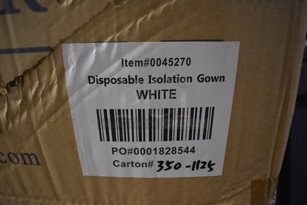 PALLET LOT OF 25 Boxes of BRAND NEW Manchester Mills 0045270 Disposable Isolation Gowns. 25 Times Your Bid! - Image 4 of 6