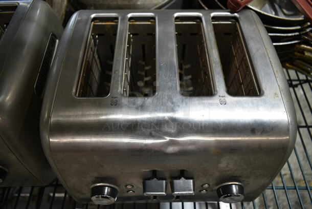 2 KitchenAid KMT4115CU Stainless Steel Countertop 4 Slot Toaster. 120 Volts, 1 Phase. 2 Times Your Bid! - Image 2 of 5
