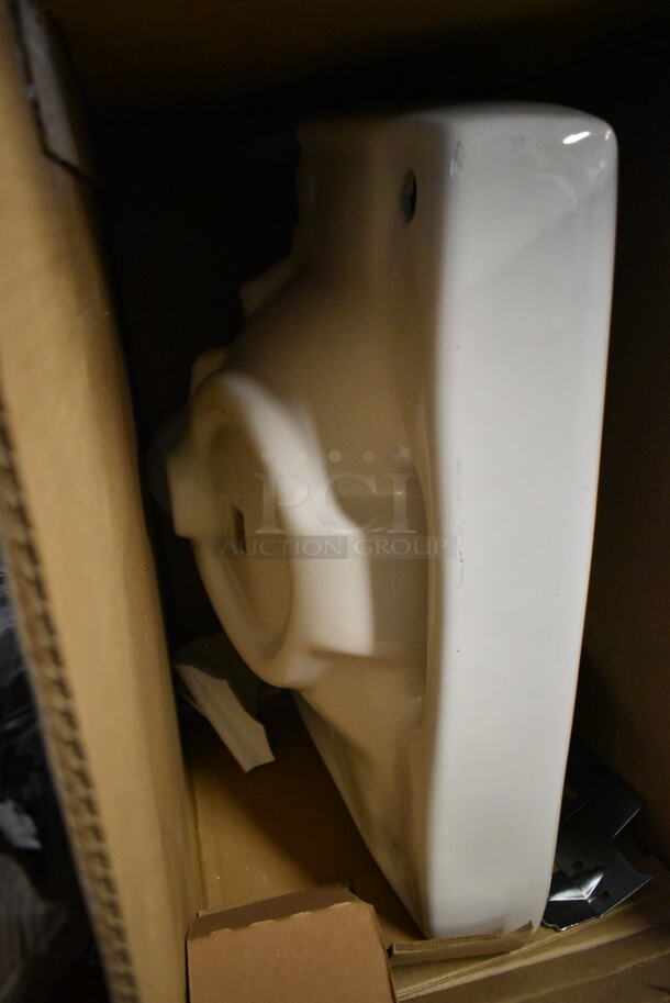 BRAND NEW SCRATCH AND DENT! American Standard P920600-A White Sink. See Pictures For Damage.  - Image 6 of 11